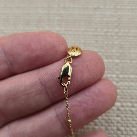 18 Inch Gold Over Sterling Silver Cristy Cali State Necklace A5948 - Picture 5 of 7